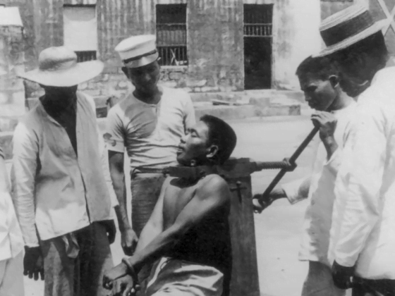 Garrote execution